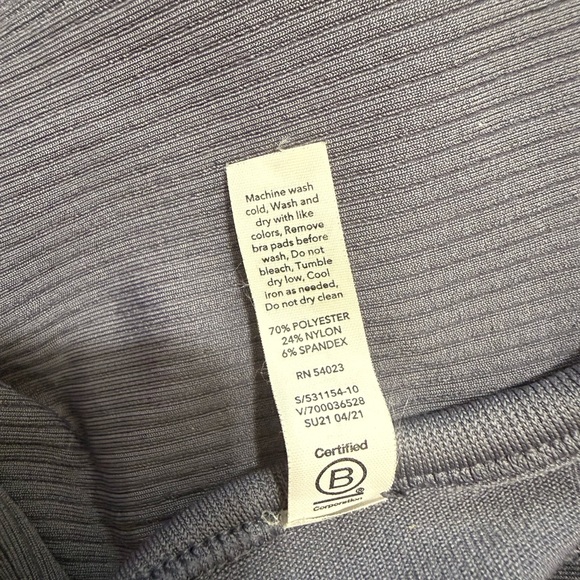 Women's Renew Support Ribbed Racerback Tank Top - Picture 6 of 6